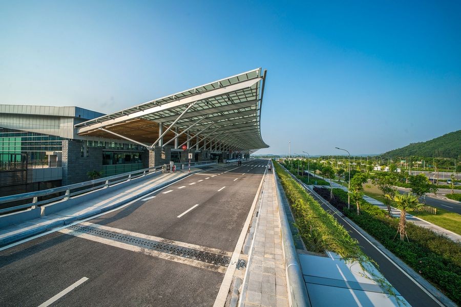 The impressive design of Van Don Airport