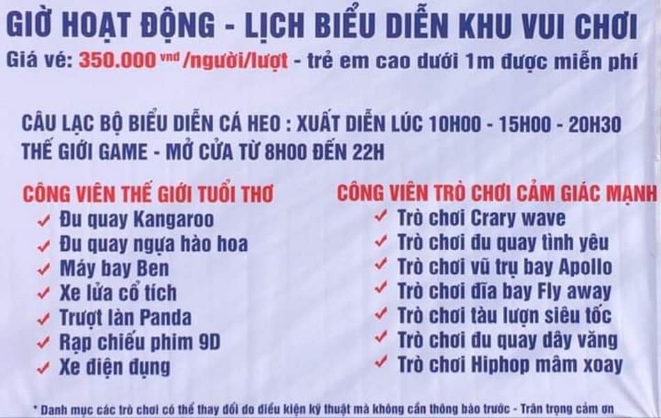 Vé vào khu vui chơi Tuần Châu - Hạ Long