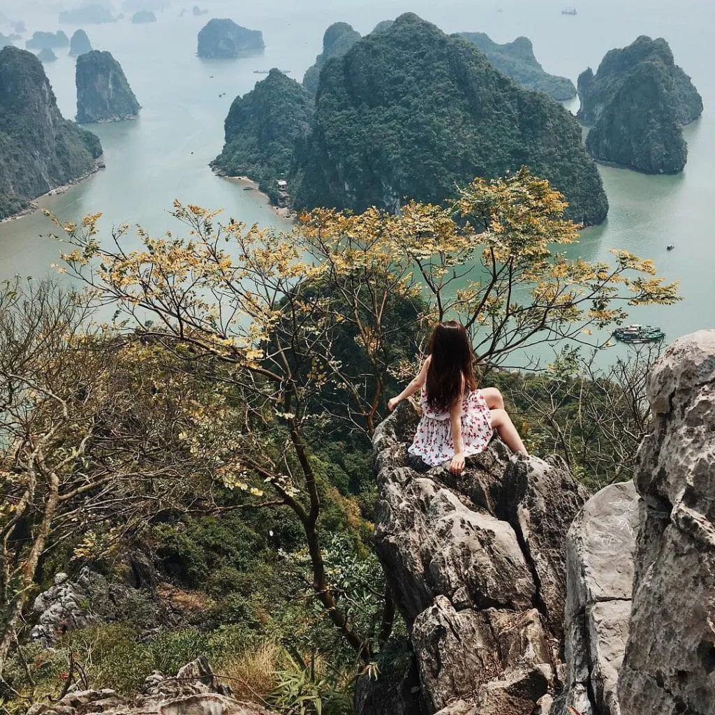 Top of Bai Tho mountain
