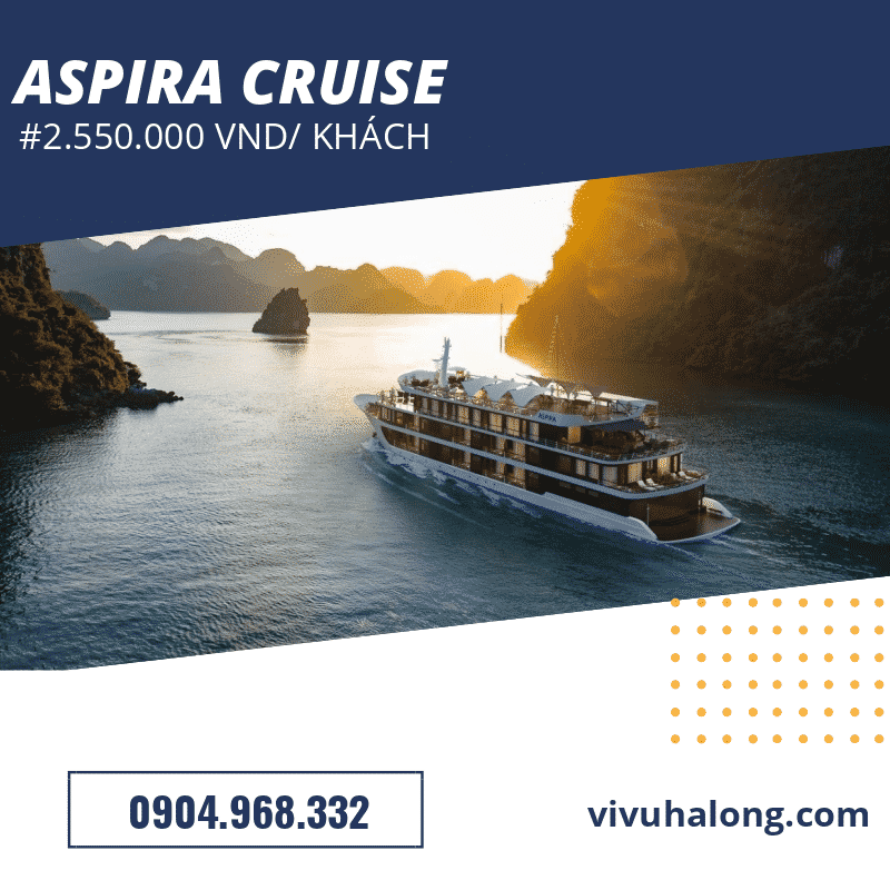 Voucher du thuyền Aspira cruise