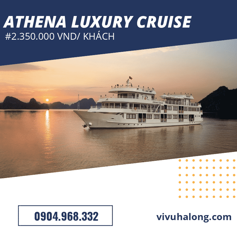 Voucher du thuyền Athena Luxury