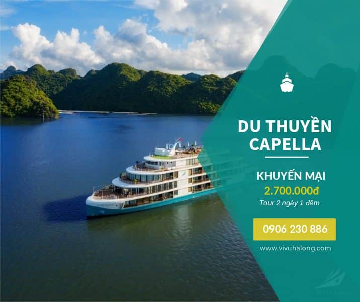 Voucher Du thuyền Capella