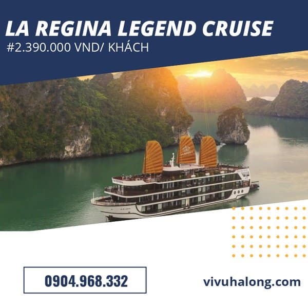 Voucher Du thuyền La Regina Legend