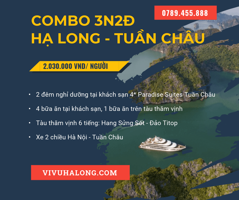 Combo Hạ Long - Tuần Châu 3 ngày 2 đêm