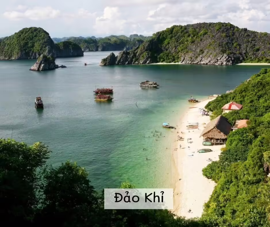 Đảo Khỉ trên Vịnh Lan Hạ - Cát Bà