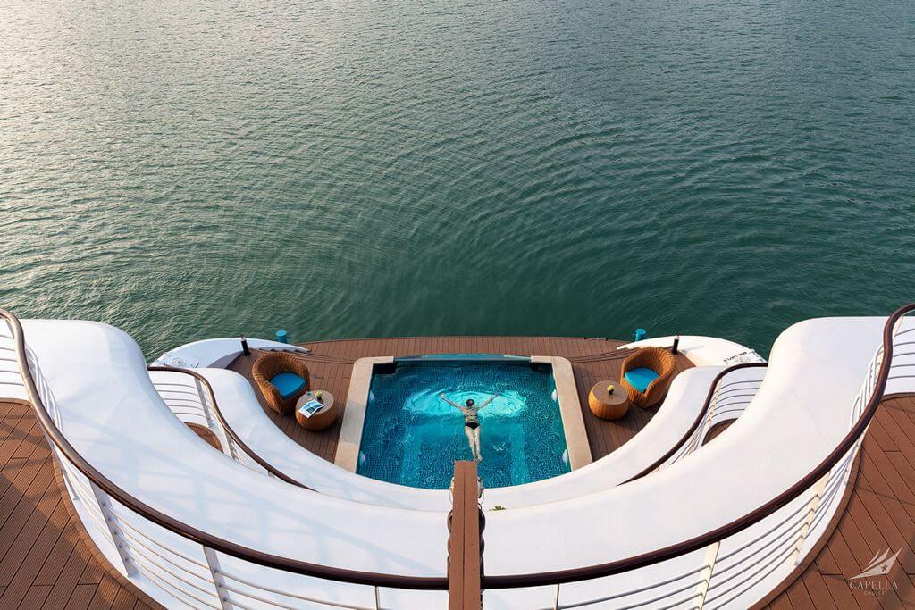 Swimming Pool on Capella cruise 