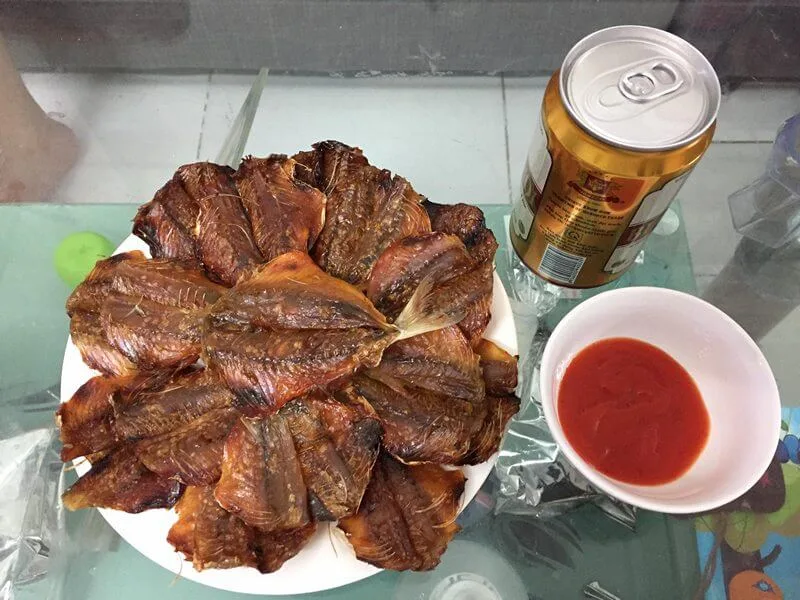Cá chỉ vàng nướng