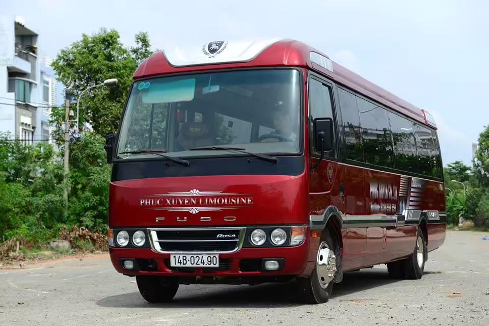 Xe ghép đi Yên Tử của hãng Phúc Xuyên