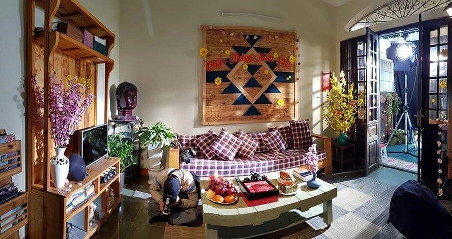 Phòng nghỉ tại Hạ Long Ginger homestay (ảnh: sưu tầm)