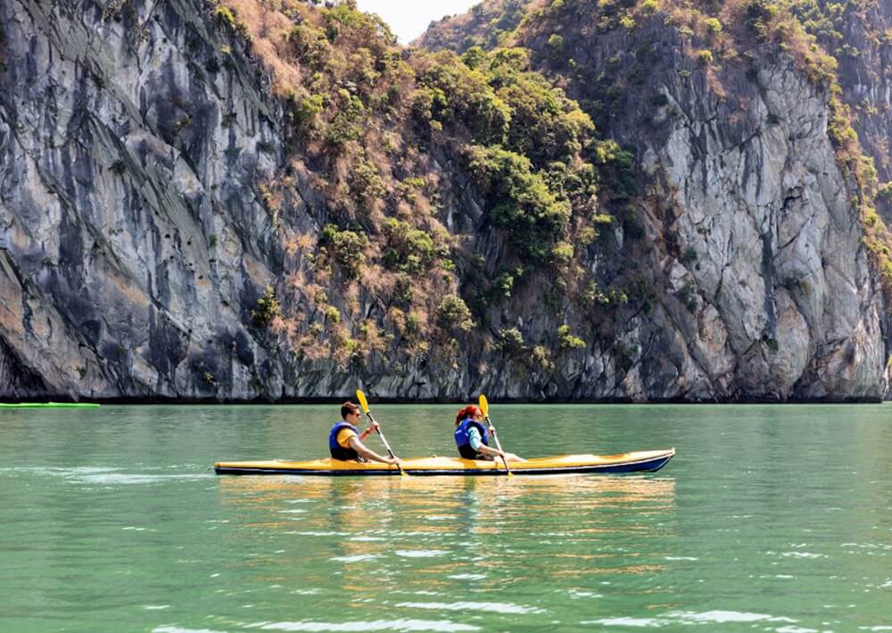 Kayaking on Lan Ha Bay 