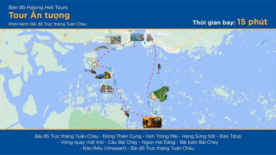 Bản đồ tuyến bay ấn tượng