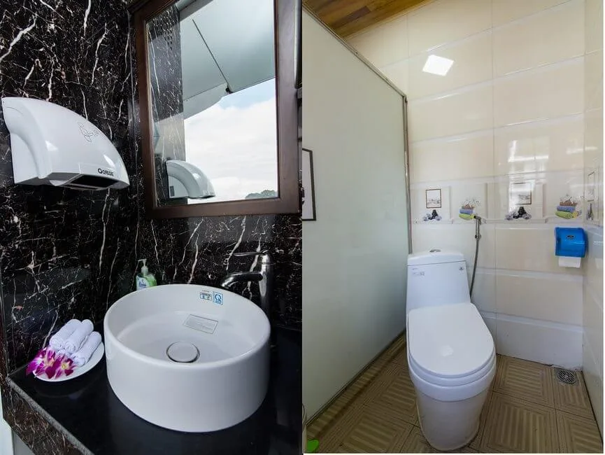 The bathroom