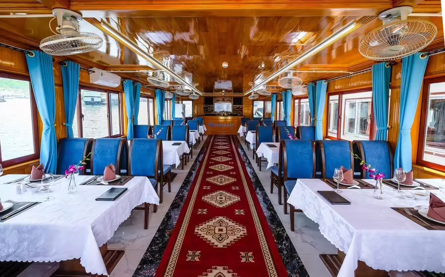 The dining area on 1st deck
