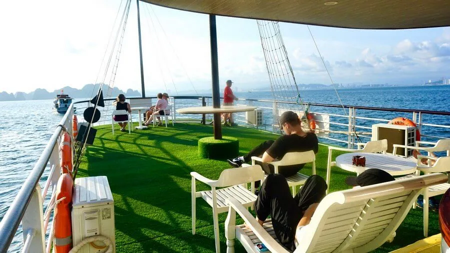 The open area on second deck