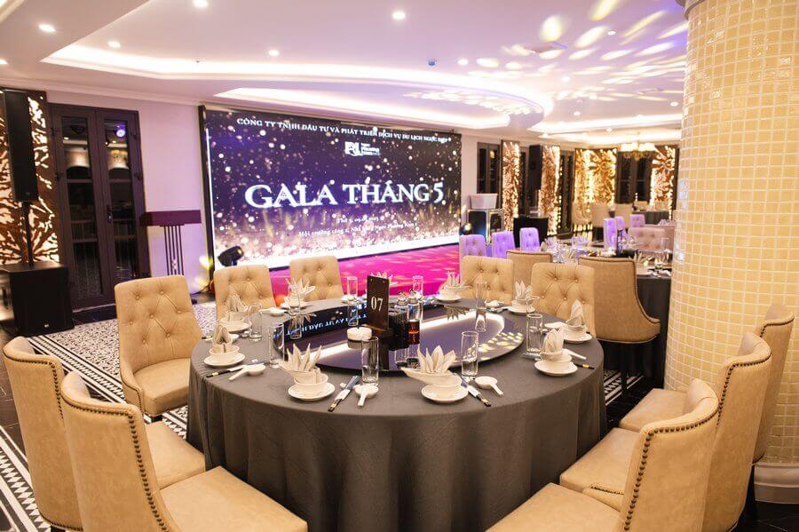 Tiệc GALA tổ chức tại nhà hàng 