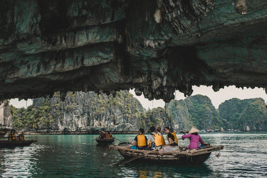 There are plenty of areas for you to have an exciting experience on the bamboo boat.