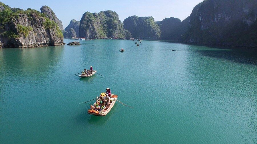 "Day tours also include locations where you can experience bamboo boat rides."