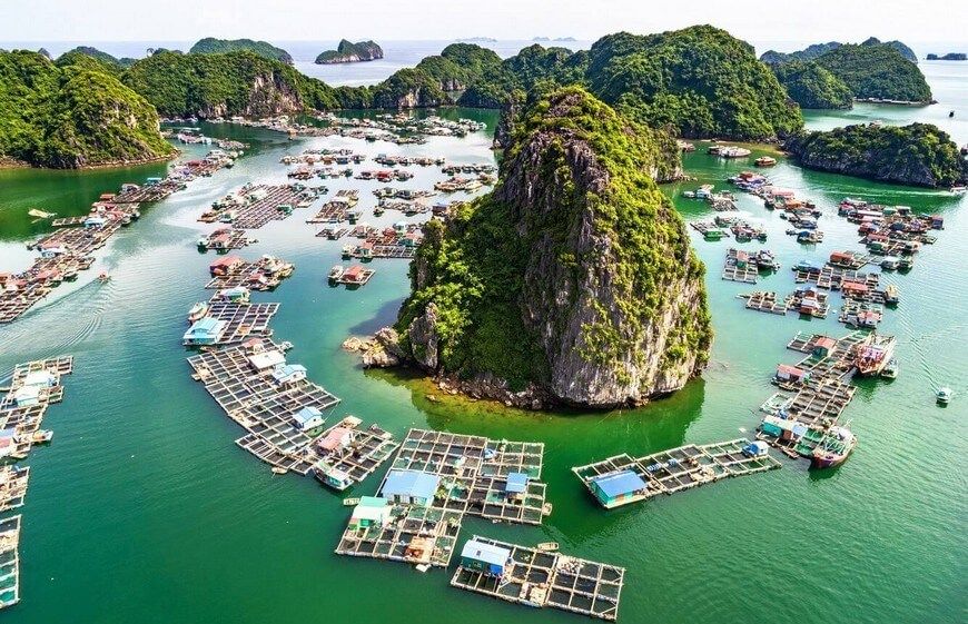 Beo Pier on Cat Ba island