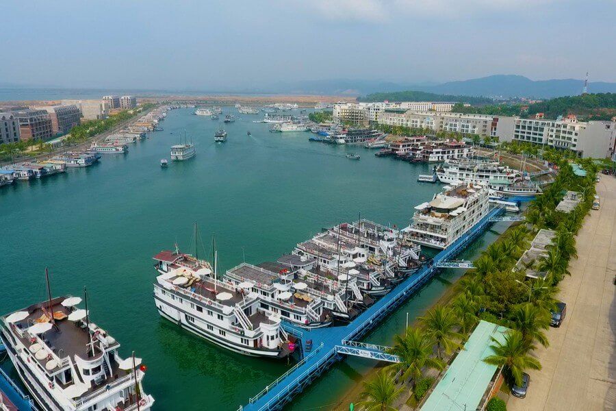 Tuan Chau Habor in Halong city