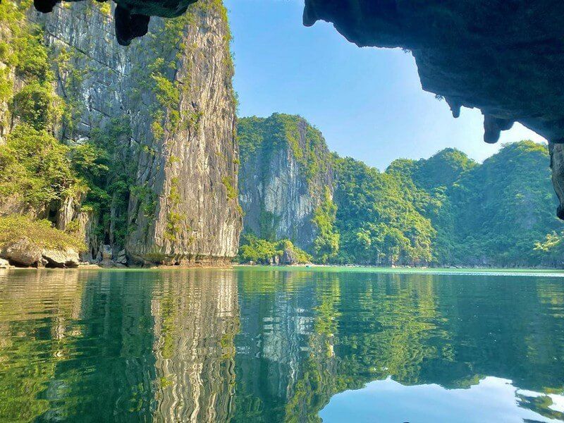 The beautiful scenery of Luon Cave.