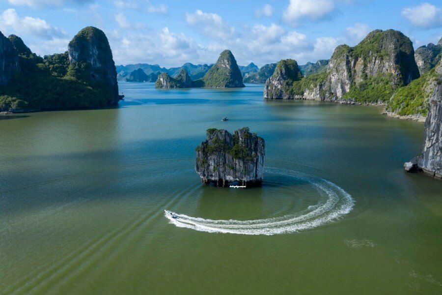 Dinh Huong Islet is a must-visit destination on a day cruise of Halong Bay