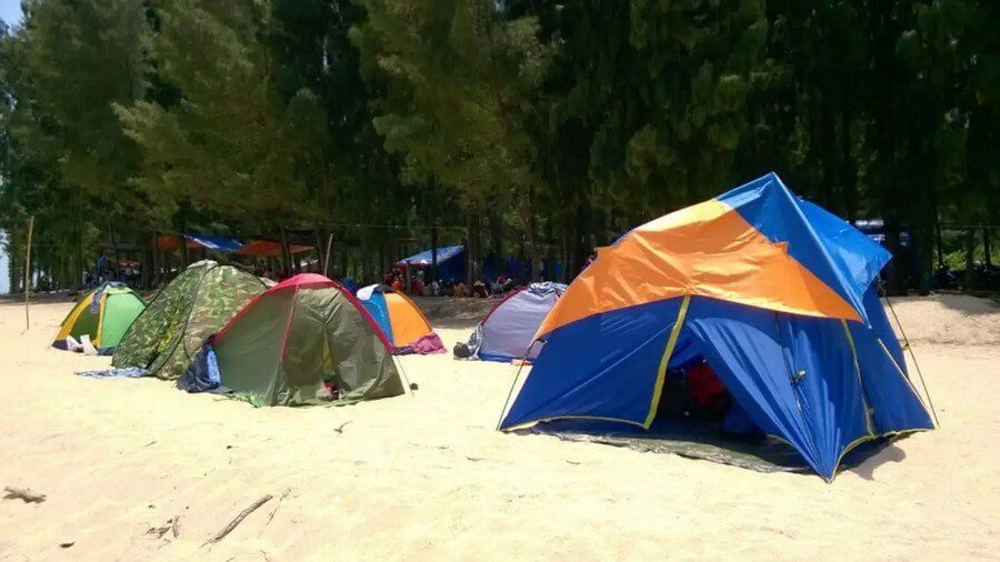 Trải nghiệm thú vị Camping trên bãi biển