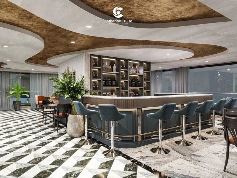 The amenities on a 6-star cruise