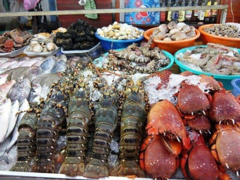 Seafood in Cat Ba island