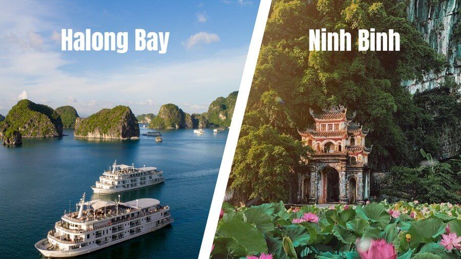 Halong bay vs Ninh Binh