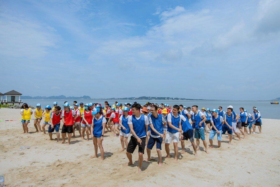 Chơi team building ở Bãi Cháy 