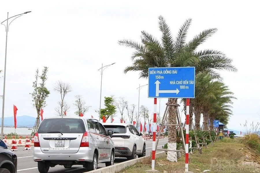 Đường đến Bến Phà Đồng Bài