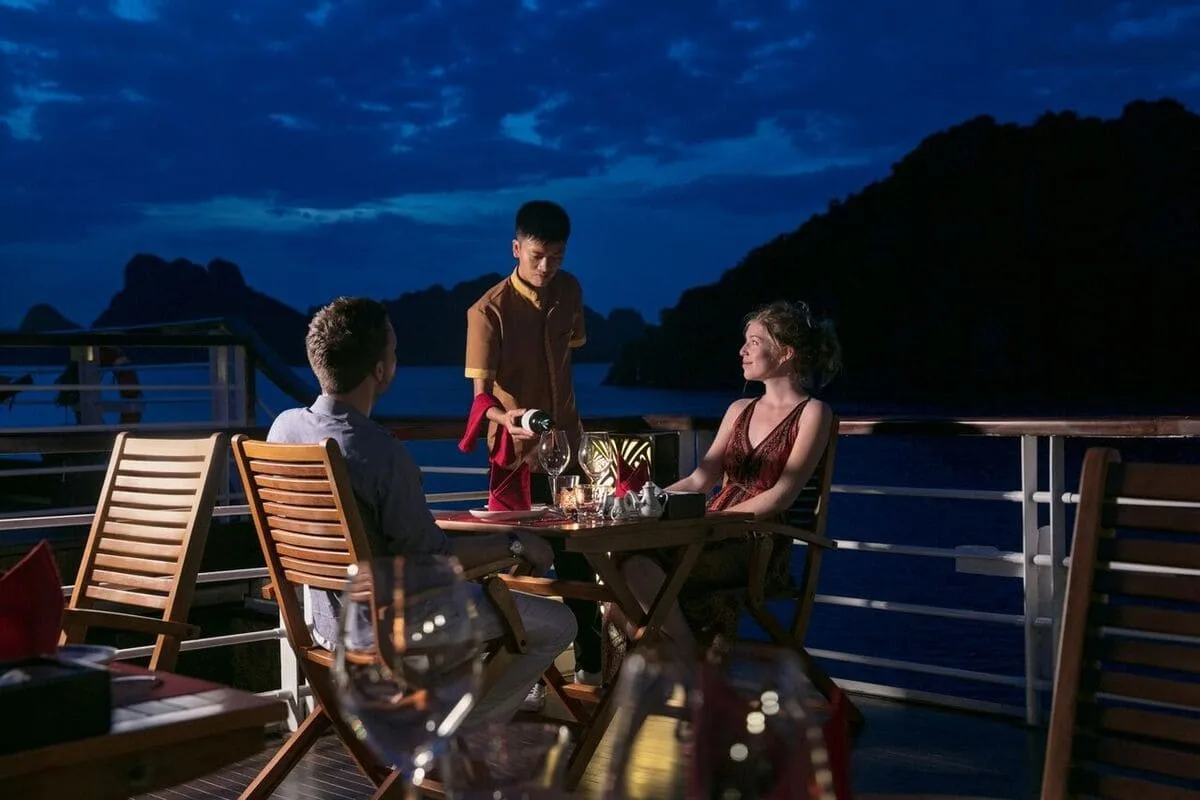 Dinner On Top Deck 2