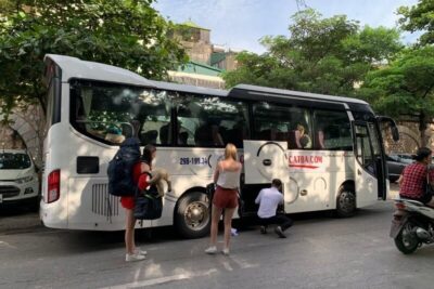 Bus Hanoi to Cat Ba island