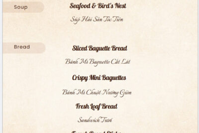 Dragon Luxury Cruise Buffet Menu (2)