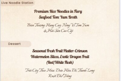 Dragon Luxury Cruise Buffet Menu (5)