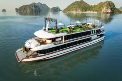 Ambrose Cruise- (99 guests) Halong Bay 7.5 Hours Tour