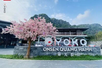 Vivu Halong khảo sát khu tắm khoáng Yoko Onsen Quang Hanh