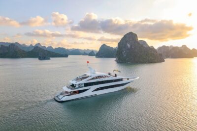 Du thuyền Leona sang trọng – Thăm vịnh Hạ Long 7 tiếng, Tour ăn tối