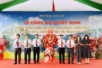 Quảng Ninh chính thức công nhận điểm du lịch Khe Song- Thác Bạc 