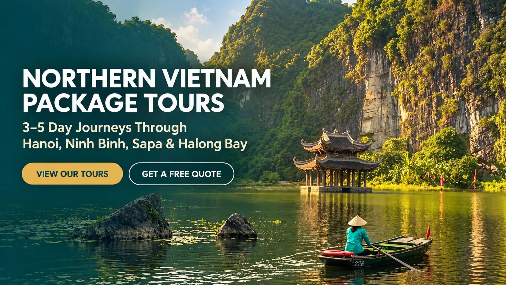 Amazing Vietnam 5 Days 4 Nights – Hanoi – Sapa – Halong Bay – Ha Noi