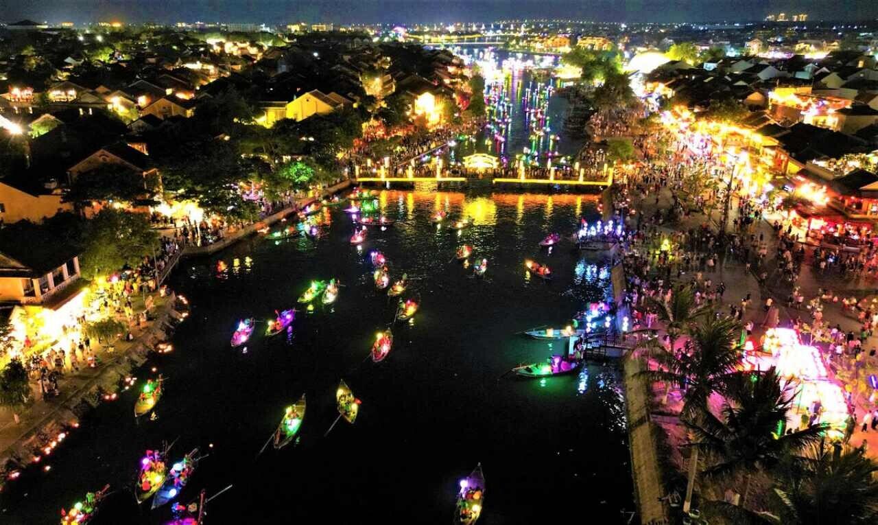 Hoi An Is Dazzling At Night.