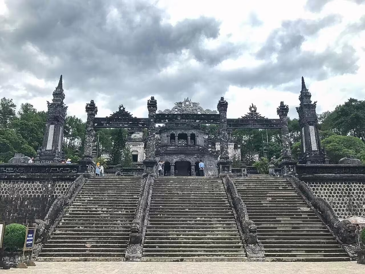 Khai Dinh Tomb In Hue.