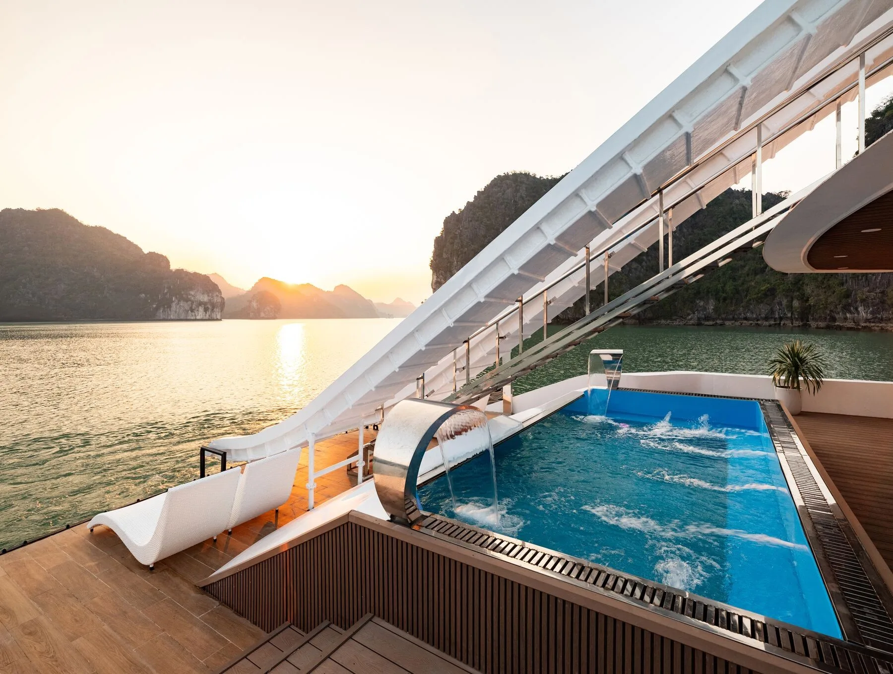 Hera Luxury Day Cruise Pool Slide