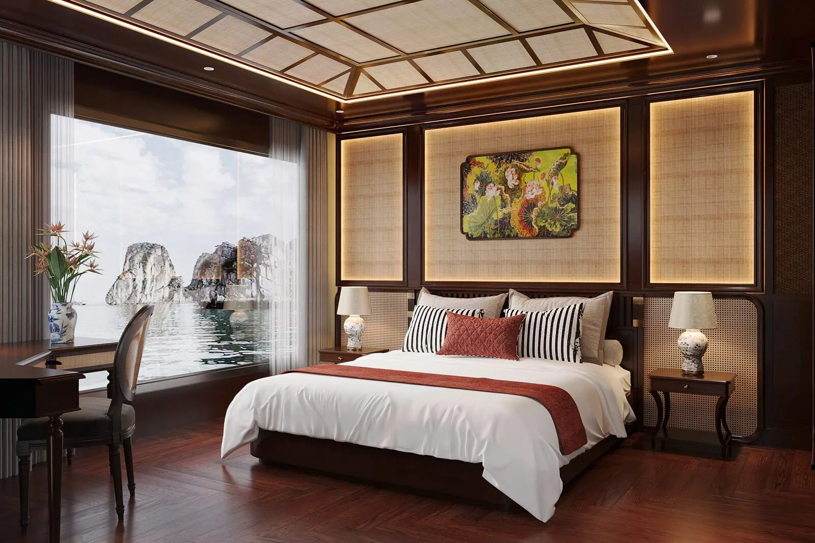 Larissa Cruise – phối cảnh phòng Deluxe Ocean Balcony, ảnh 1